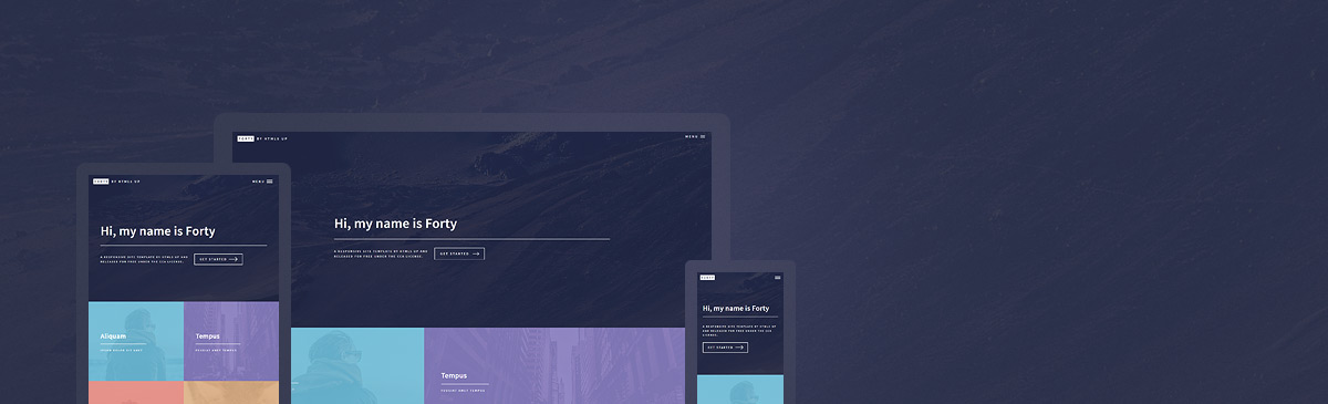 forty-jekyll-theme screenshot 1