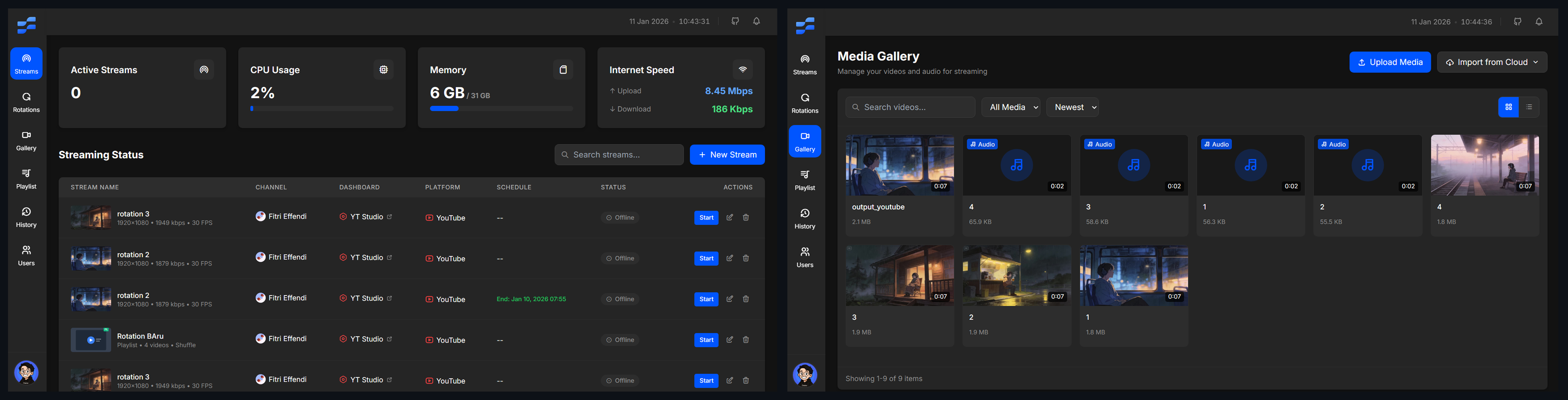 streamflow screenshot 2