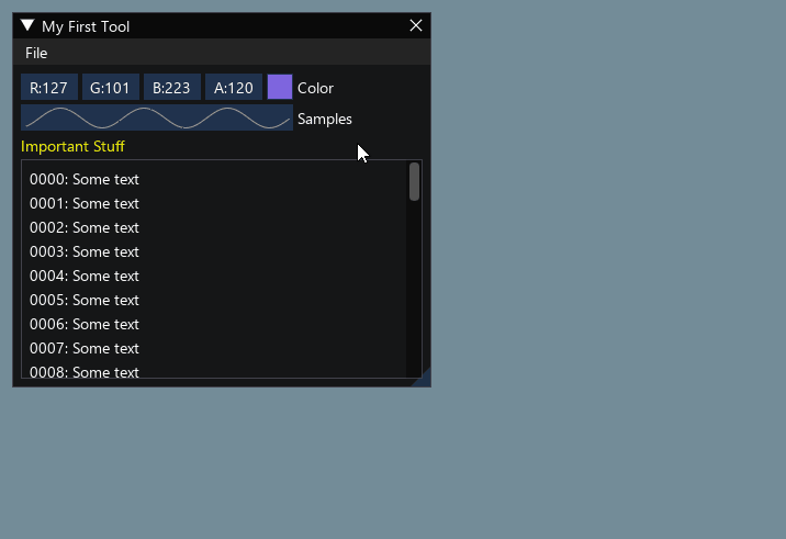 imgui screenshot 3
