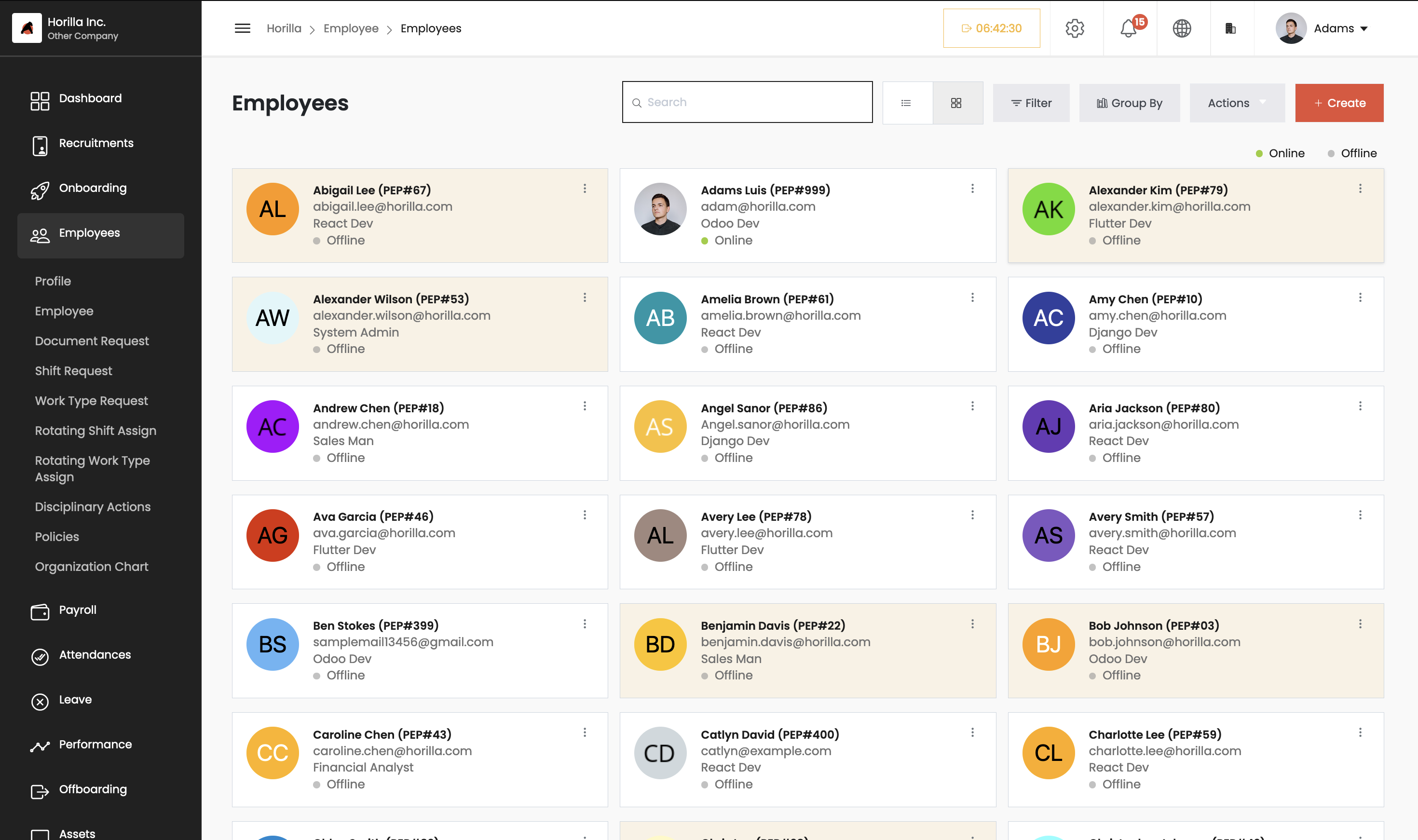 horilla screenshot 1