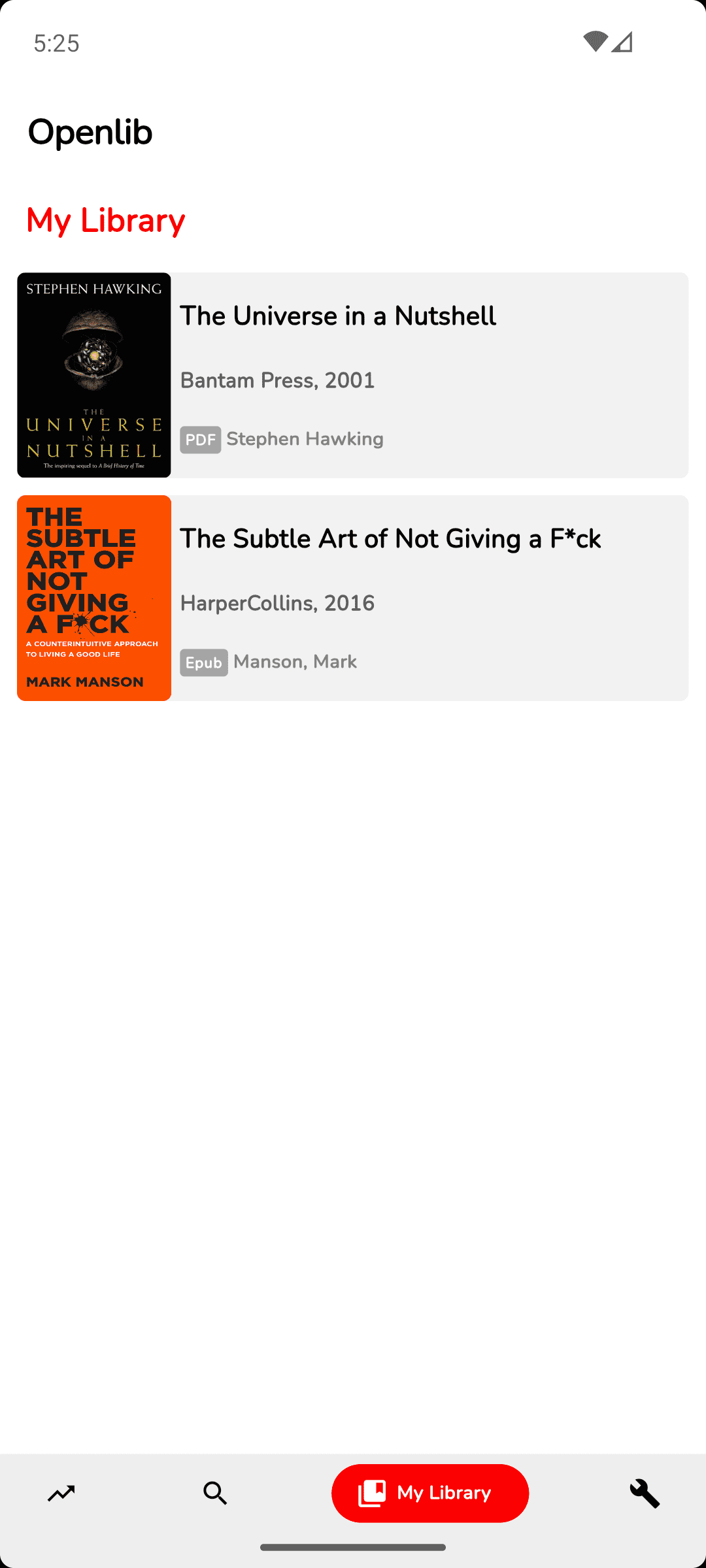 Openlib screenshot 11