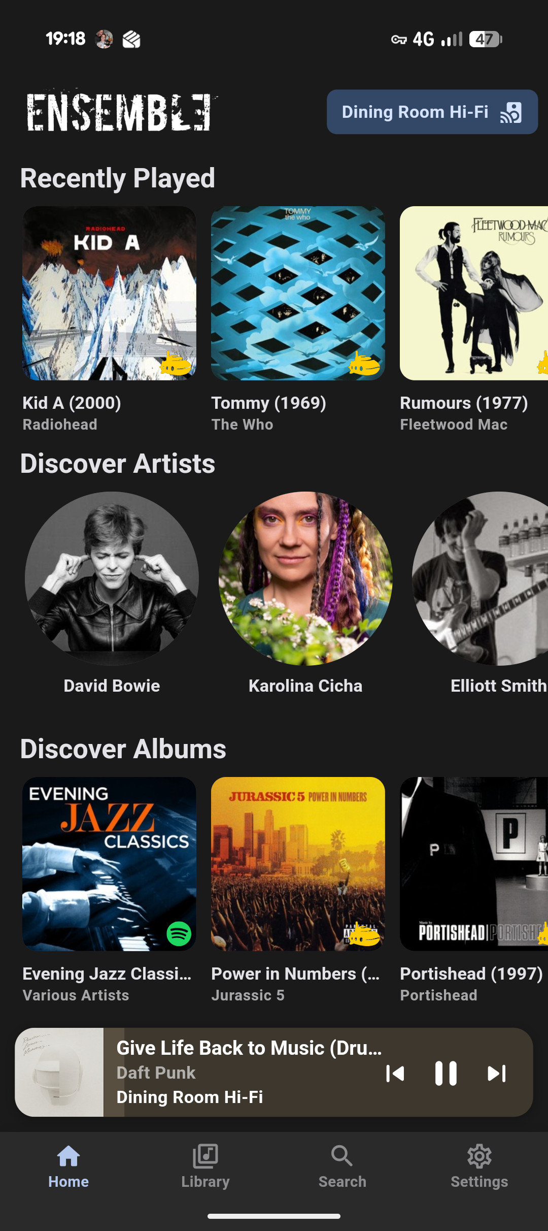 Ensemble screenshot 2
