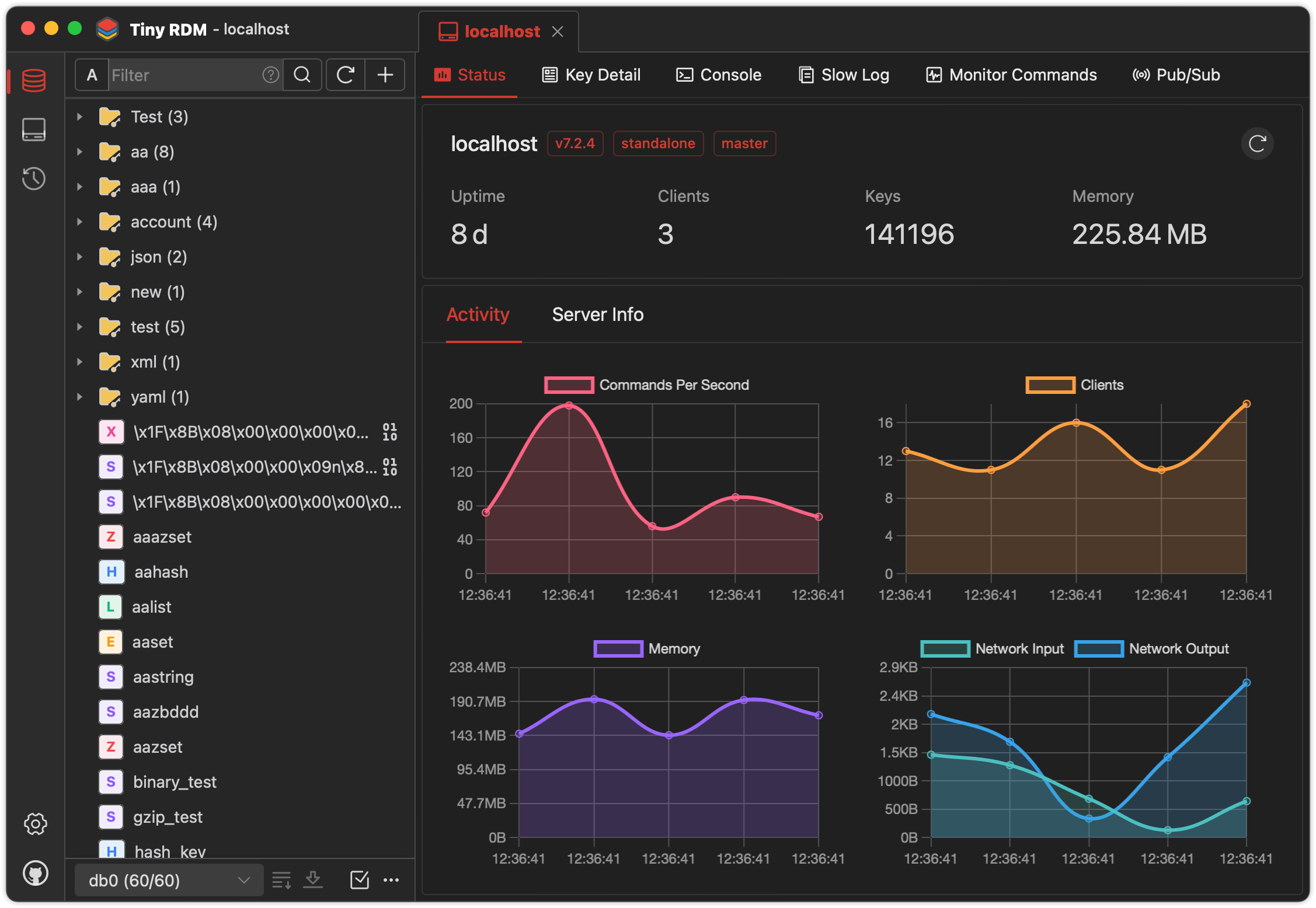 tiny-rdm screenshot 1
