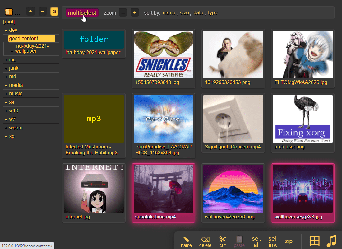 copyparty screenshot 2