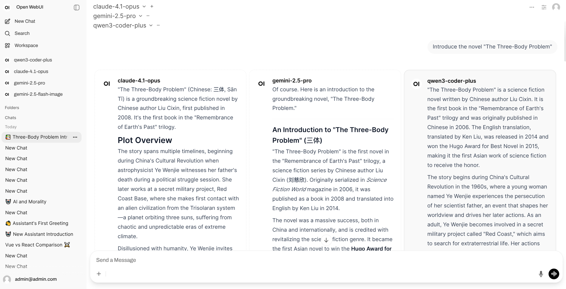 open-coreui screenshot 2