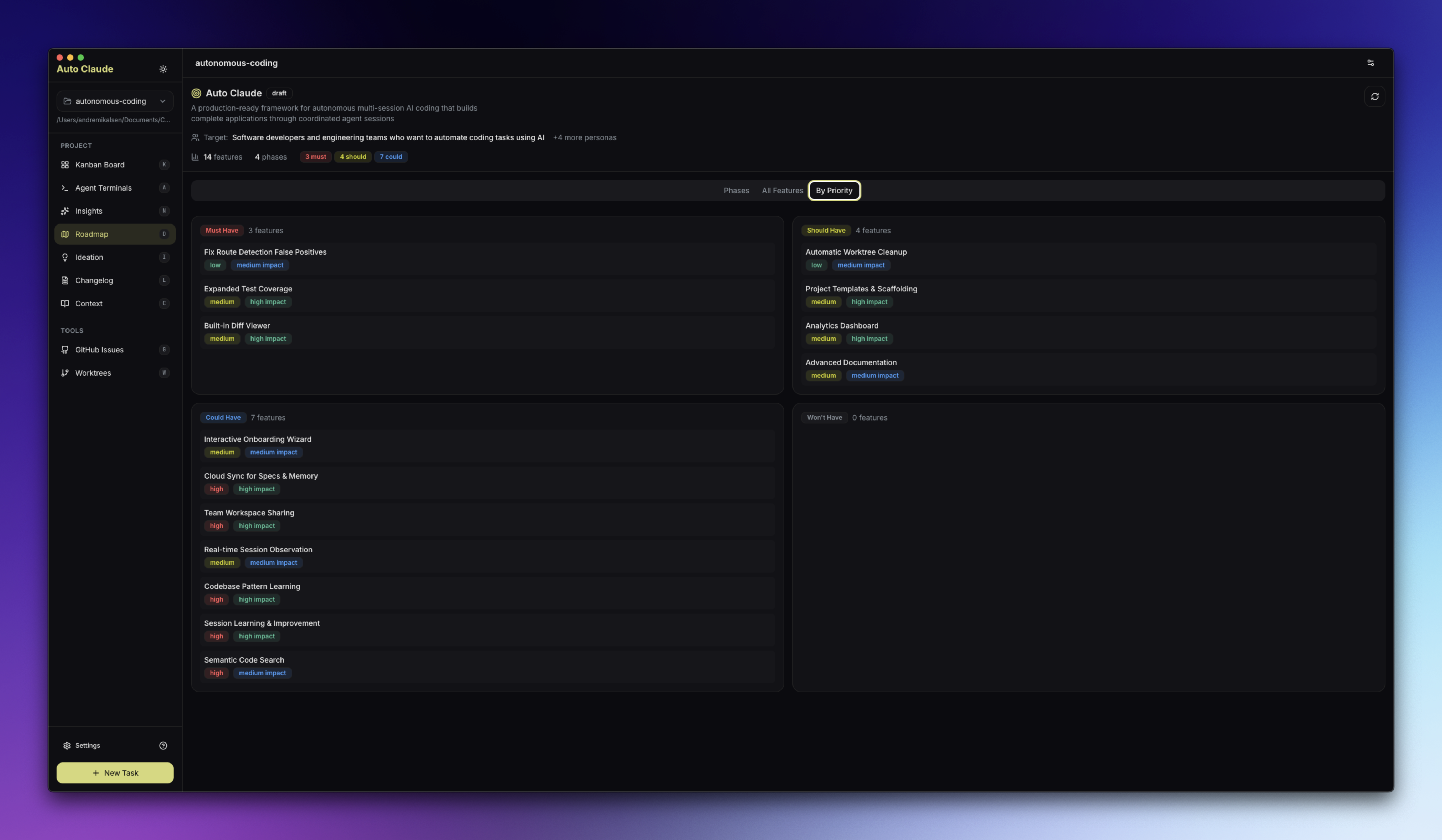 Auto-Claude screenshot 3