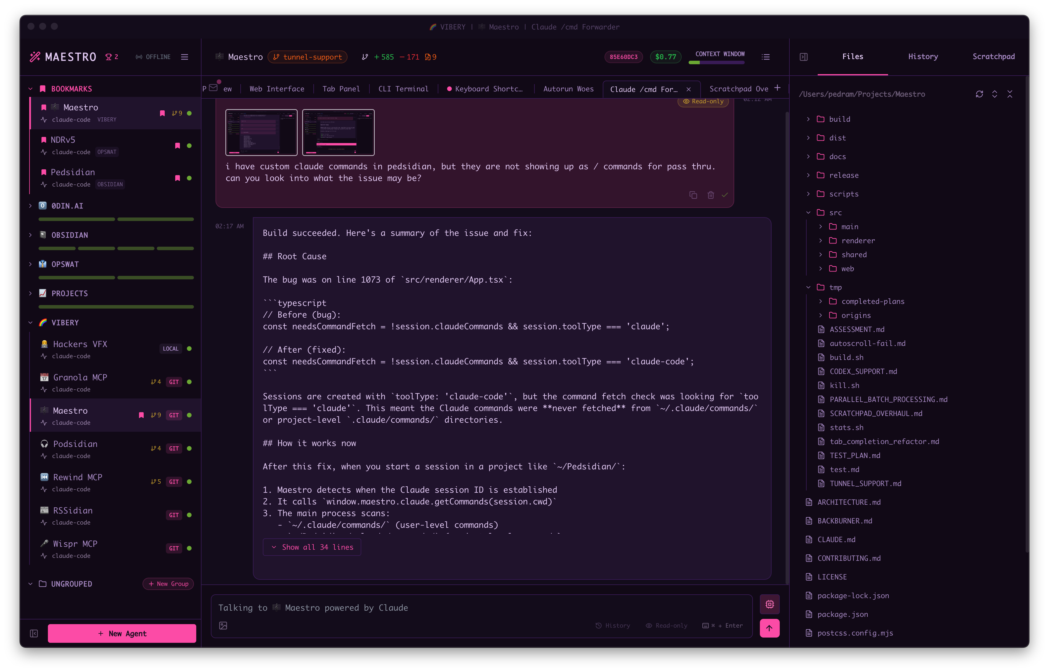 Maestro screenshot 2