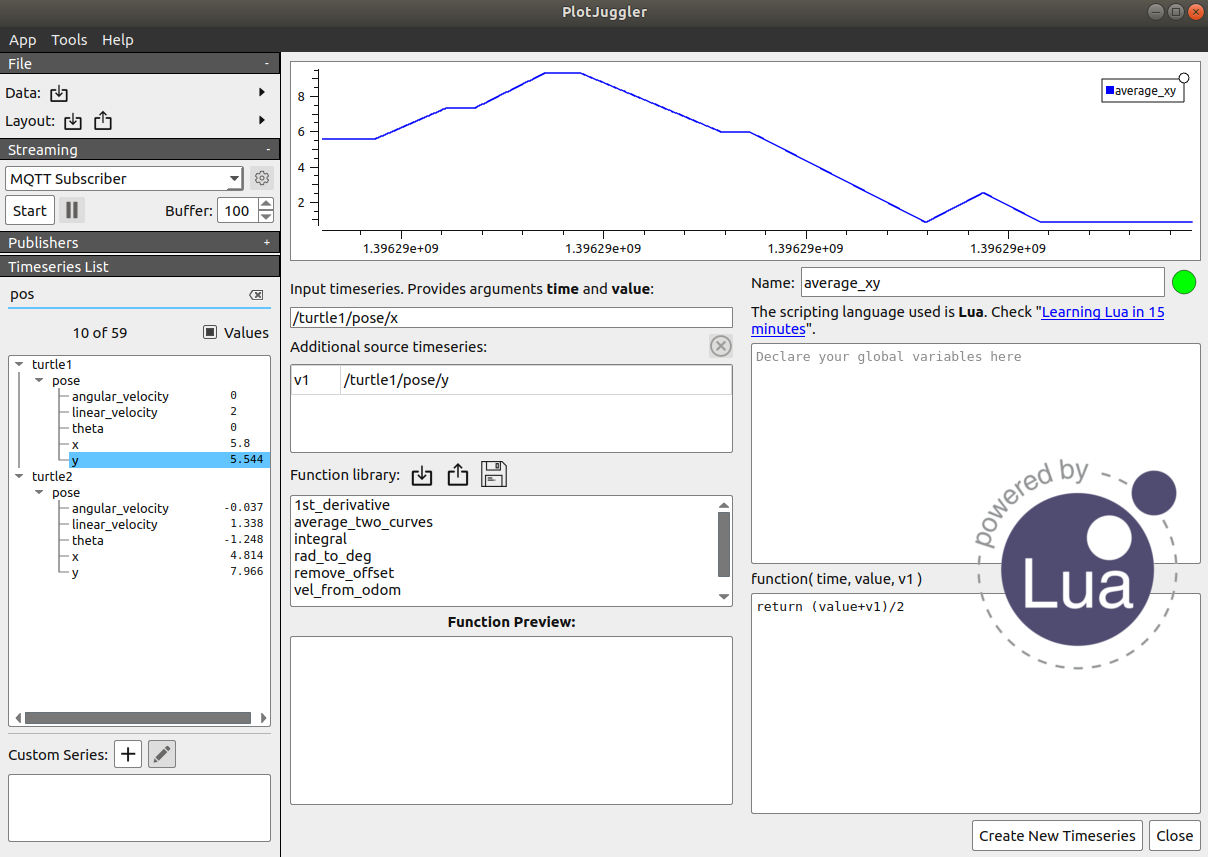 PlotJuggler screenshot 5