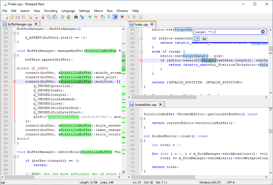 NotepadNext screenshot 1