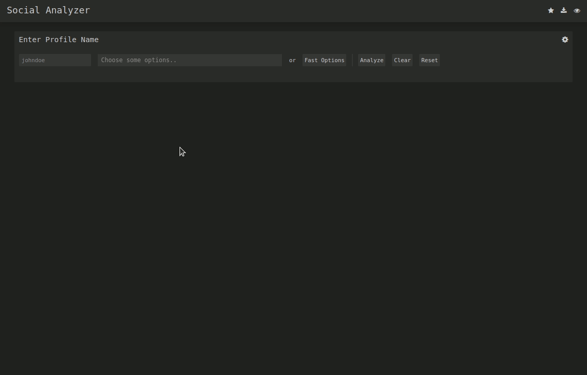social-analyzer screenshot 3
