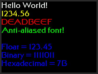 TFT_eSPI screenshot 2