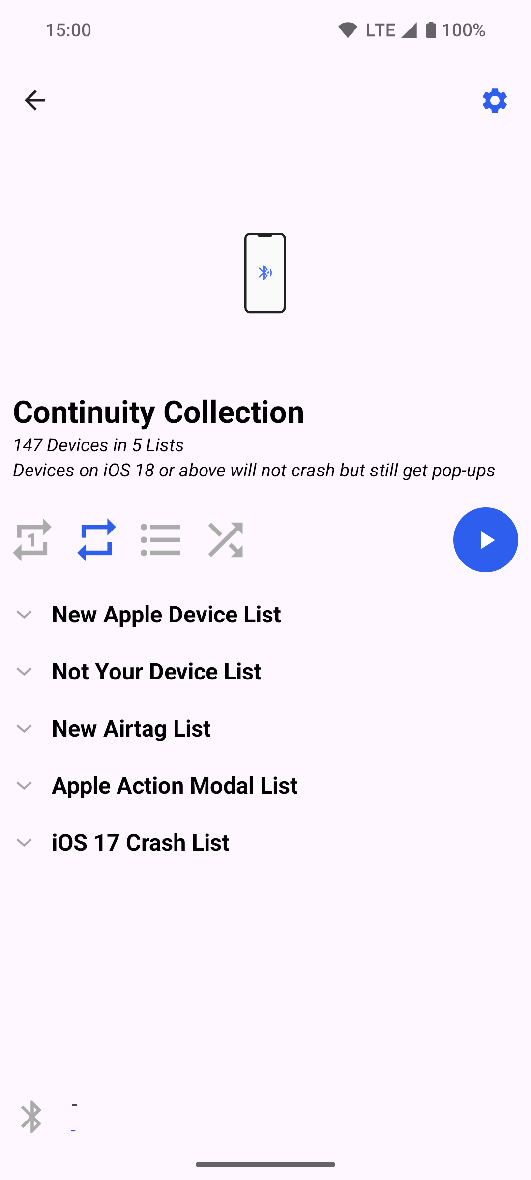 Bluetooth-LE-Spam screenshot 3