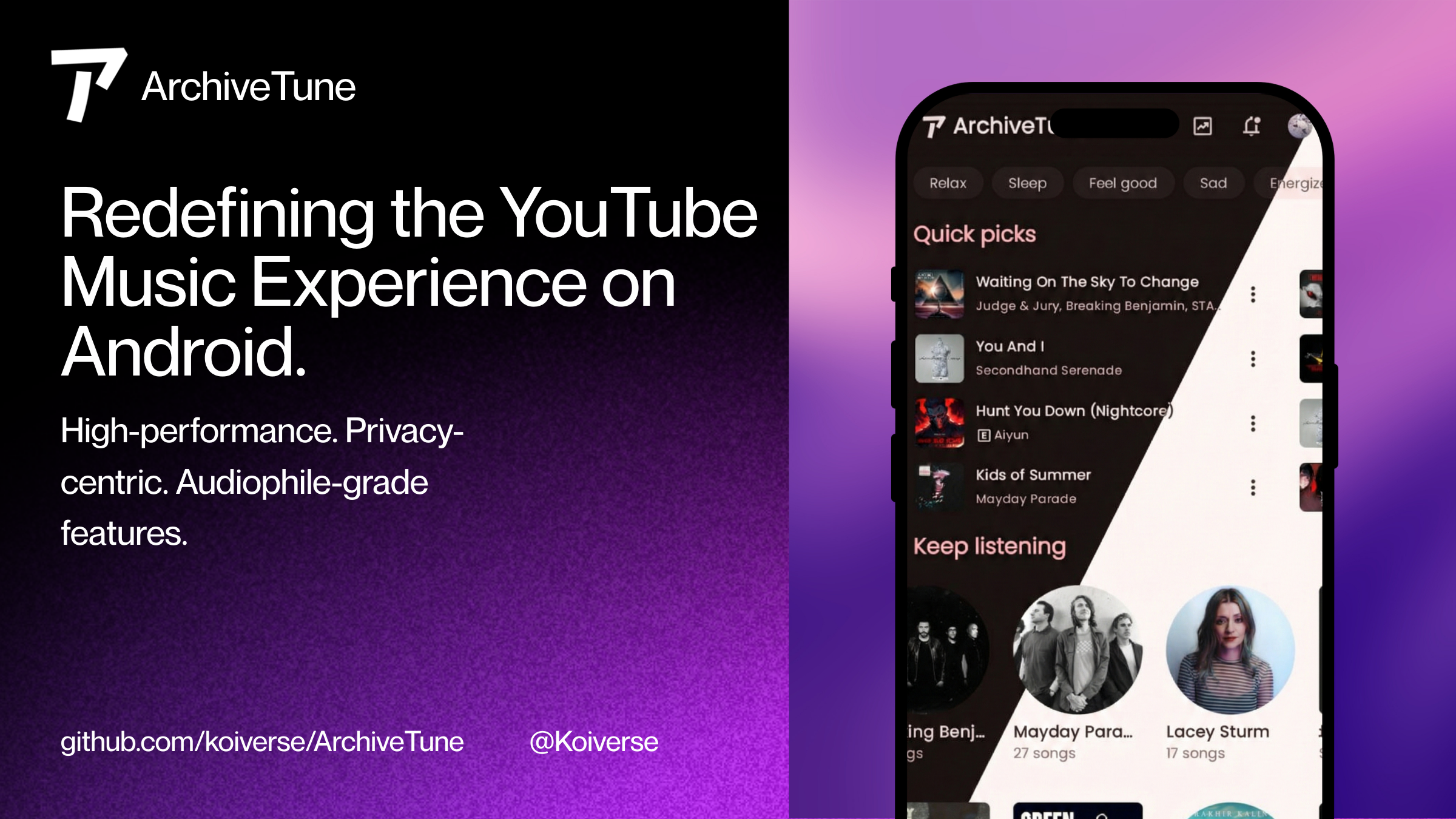 ArchiveTune screenshot 1