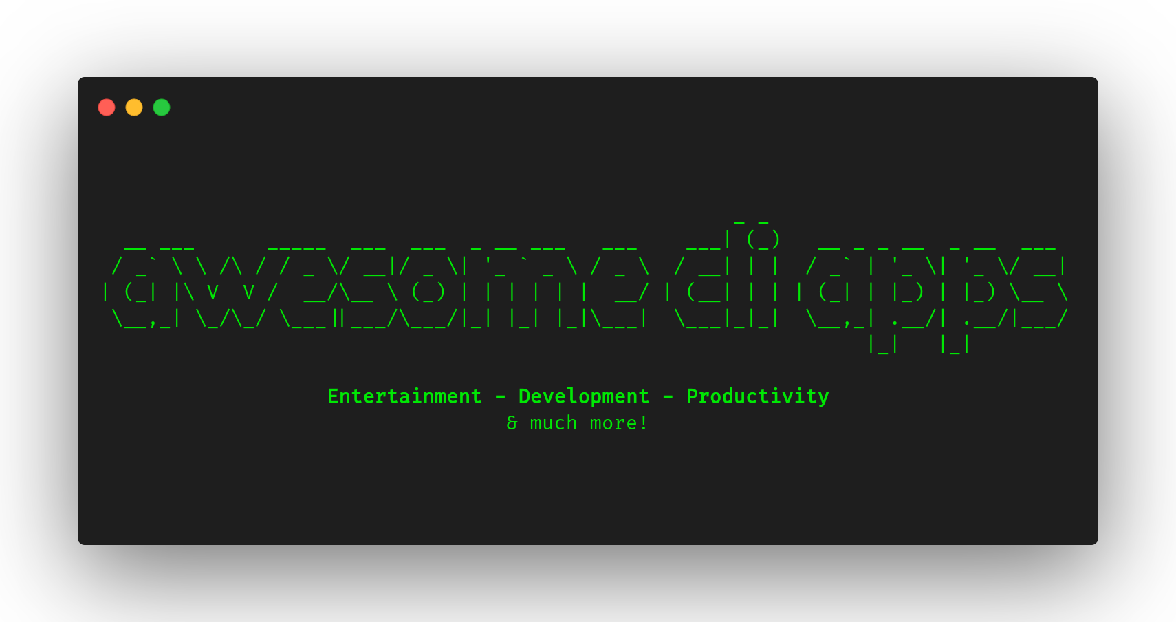 awesome-cli-apps screenshot 1