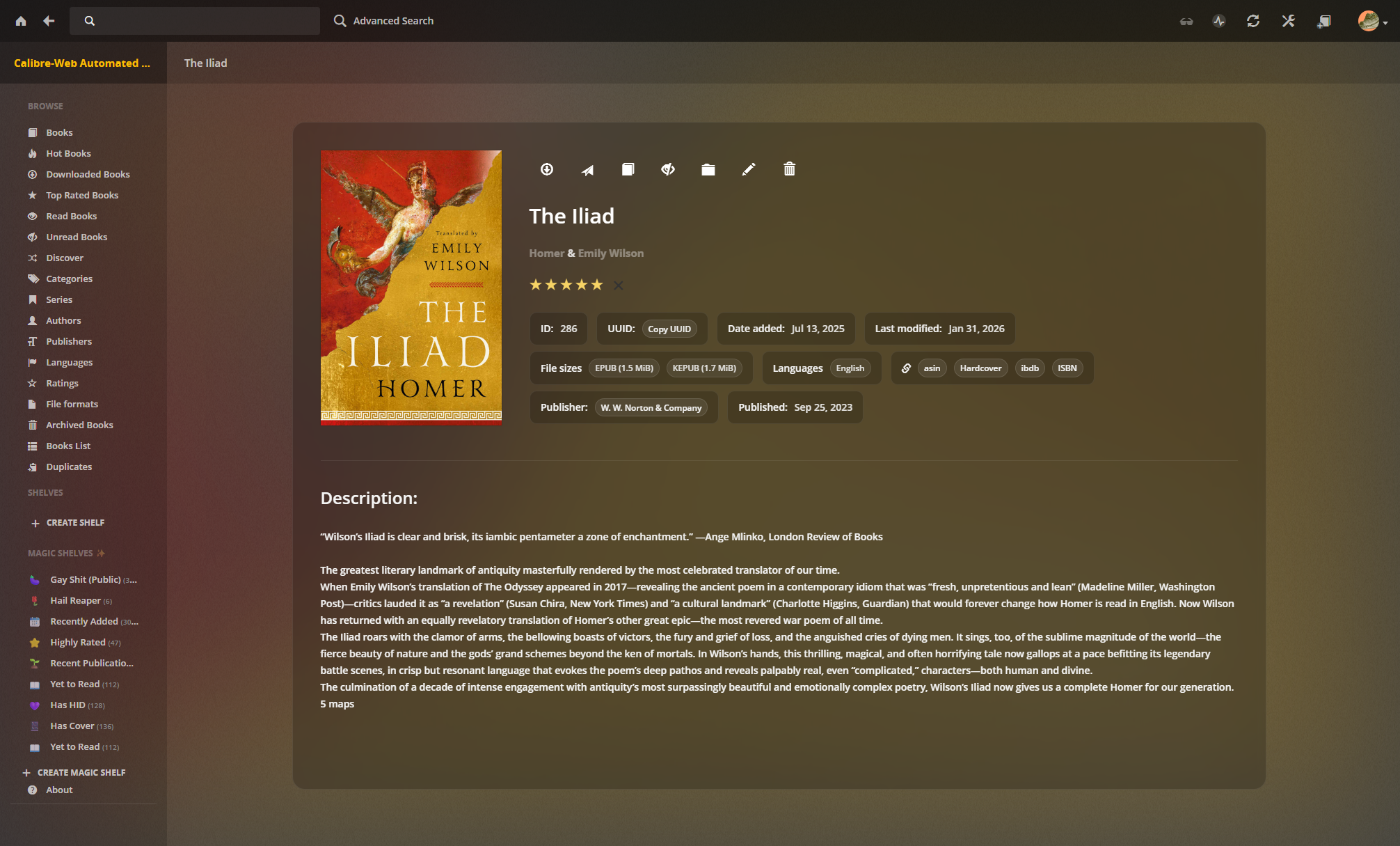 Calibre-Web-Automated screenshot 3