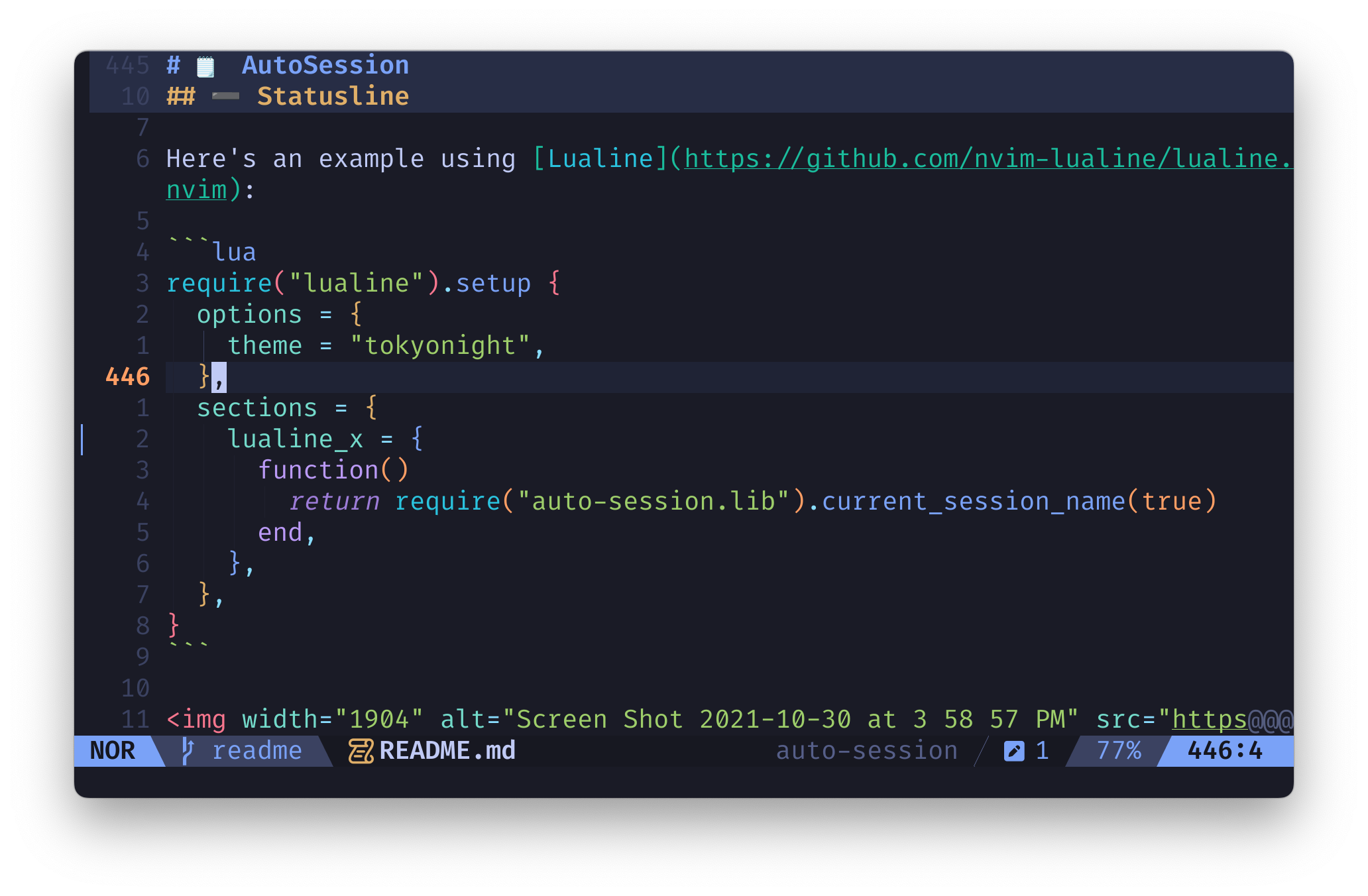 auto-session screenshot 3