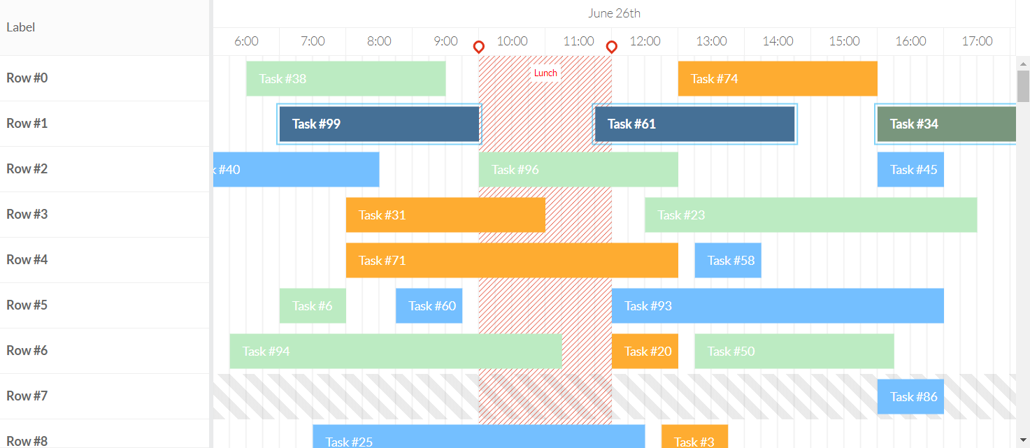 svelte-gantt screenshot 1