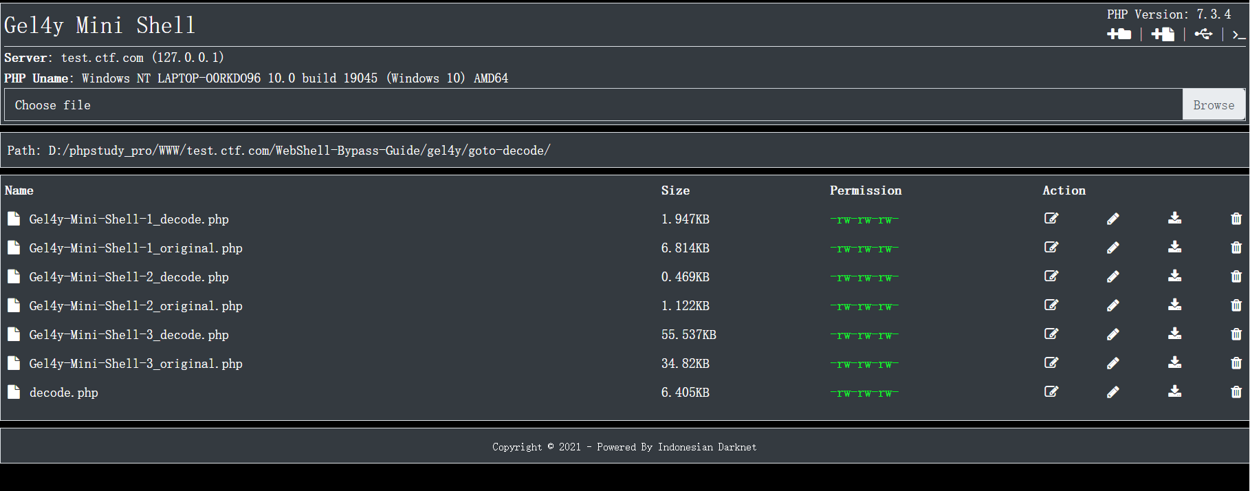 Gel4y-Mini-Shell-Backdoor-Decode screenshot 4