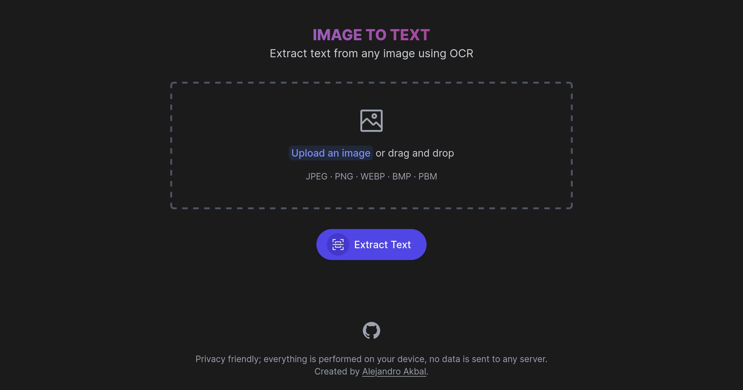 Image-to-Text-OCR screenshot 1