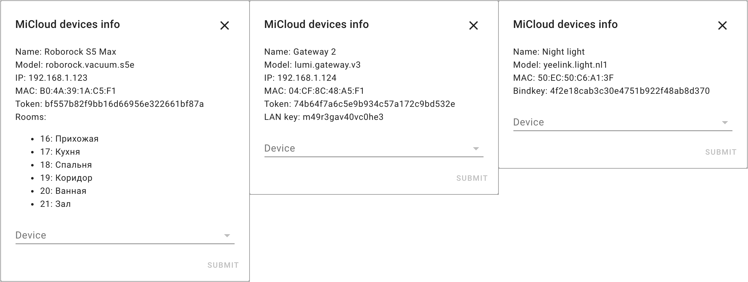 XiaomiGateway3 screenshot 5