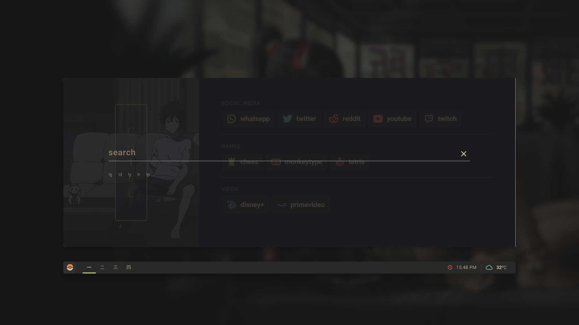tartarus-startpage screenshot 3