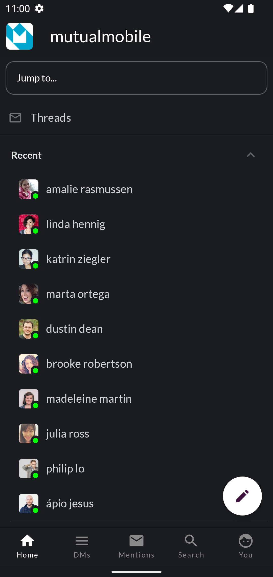 SlackAndroidClone screenshot 7