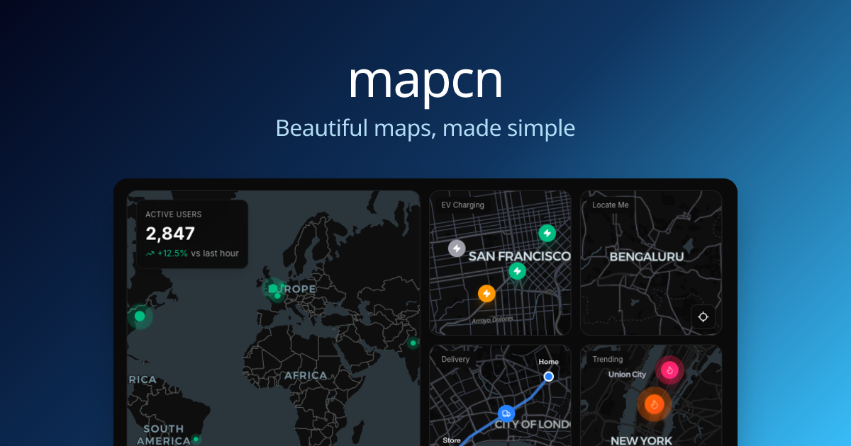 mapcn screenshot 1