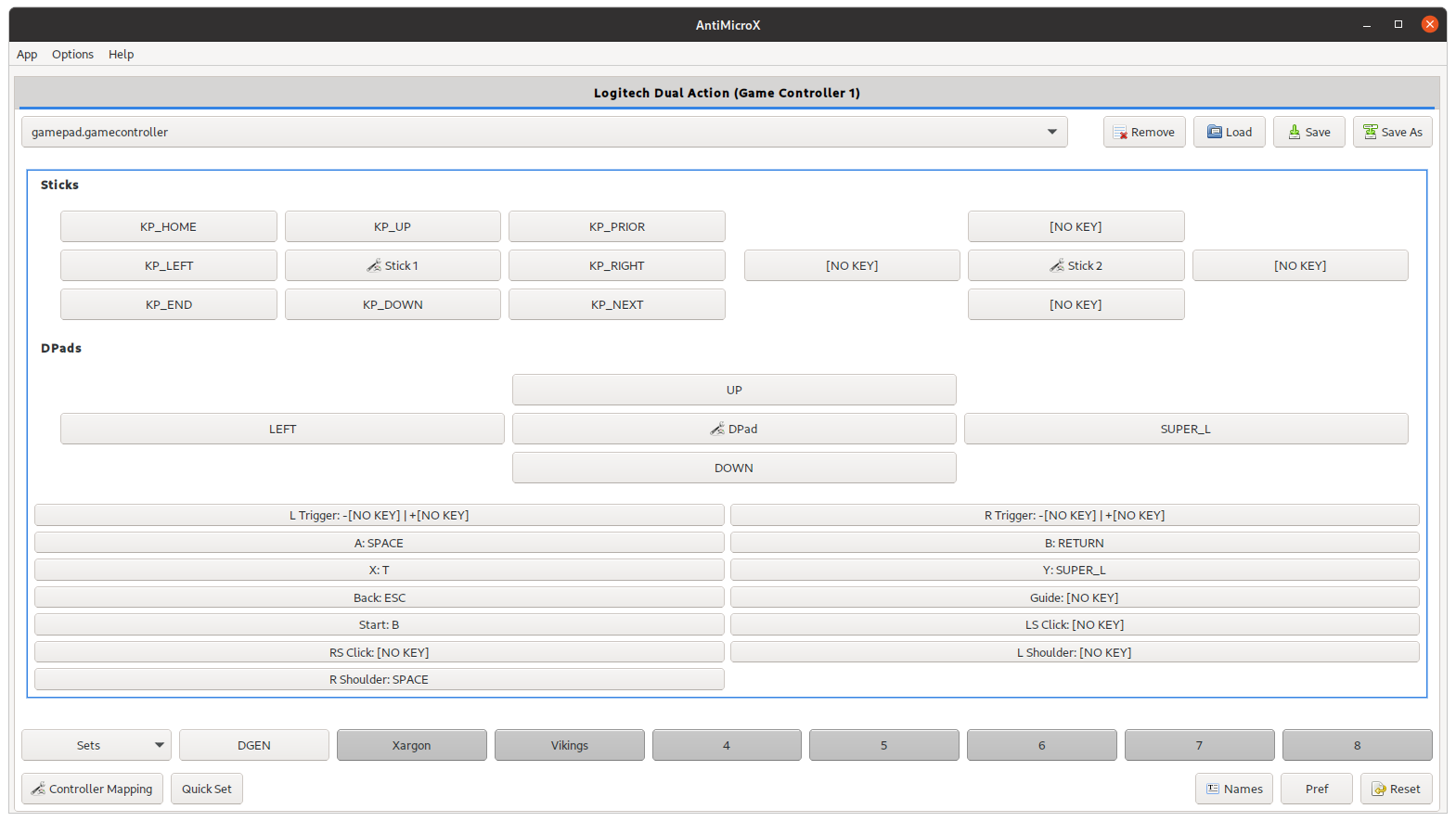 antimicrox screenshot 2