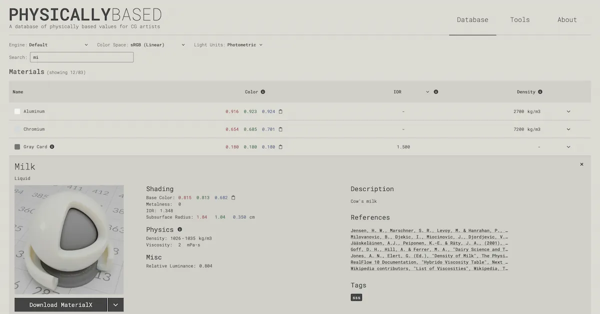 physically-based-api screenshot 1