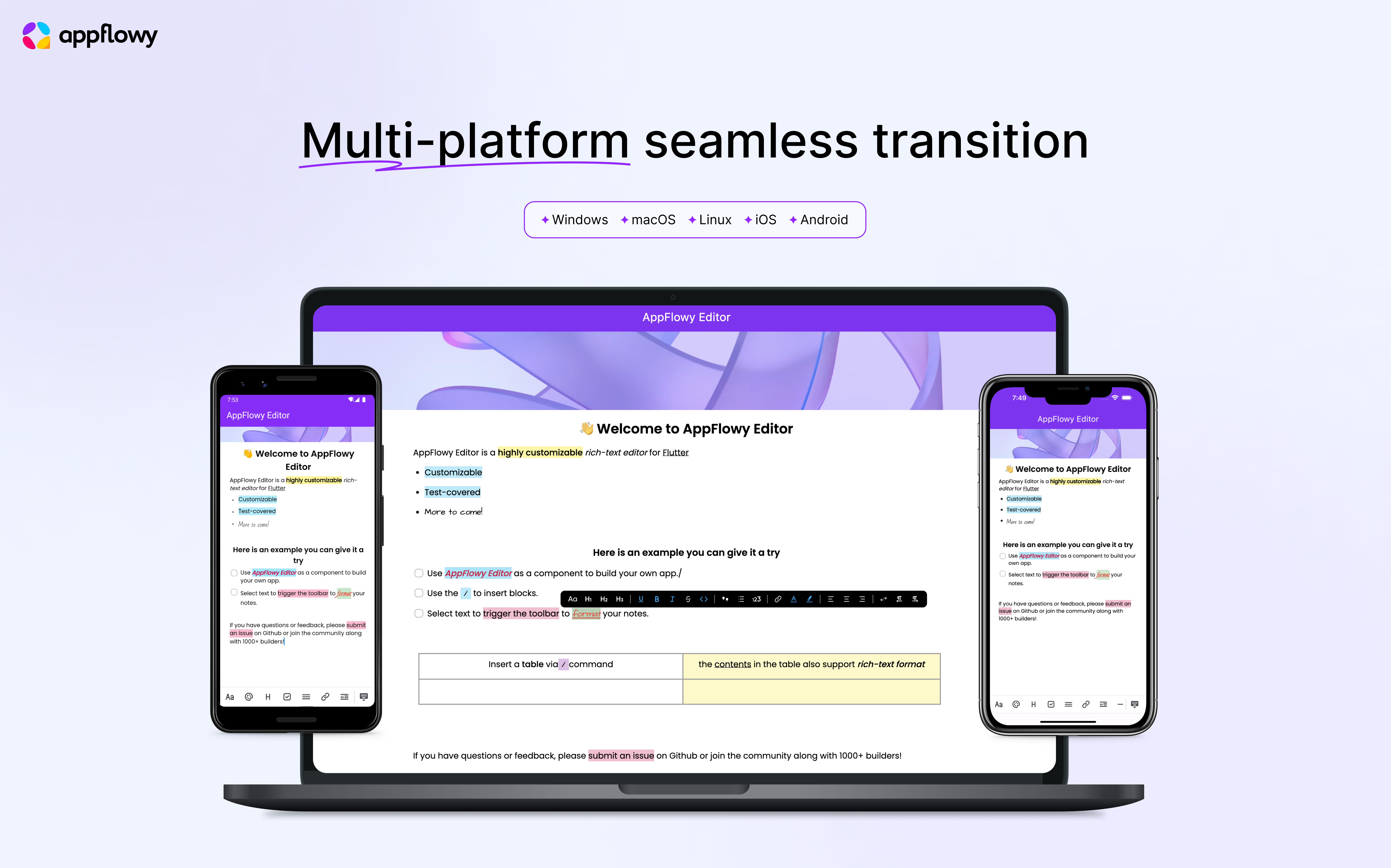 appflowy-editor screenshot 1