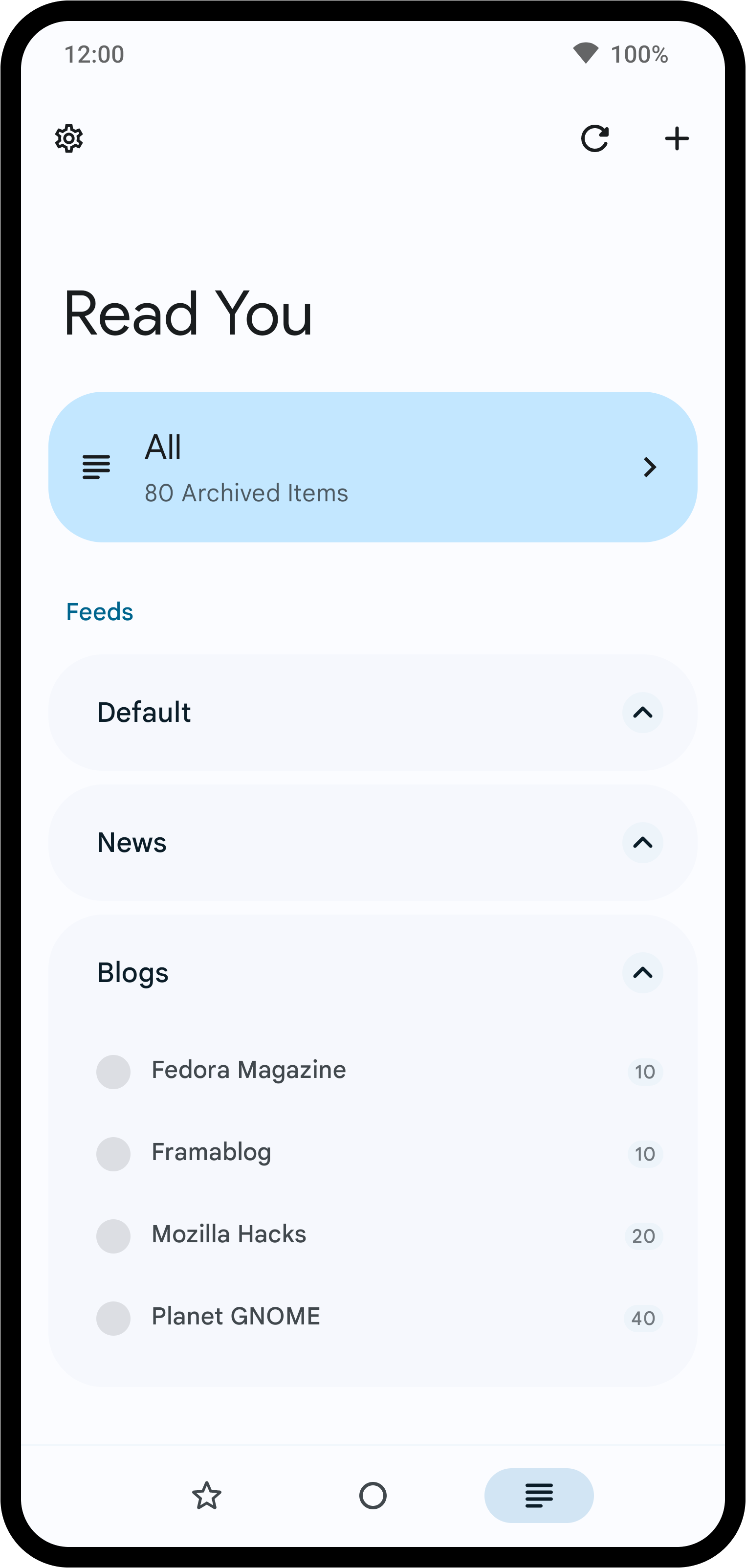 ReadYou screenshot 2