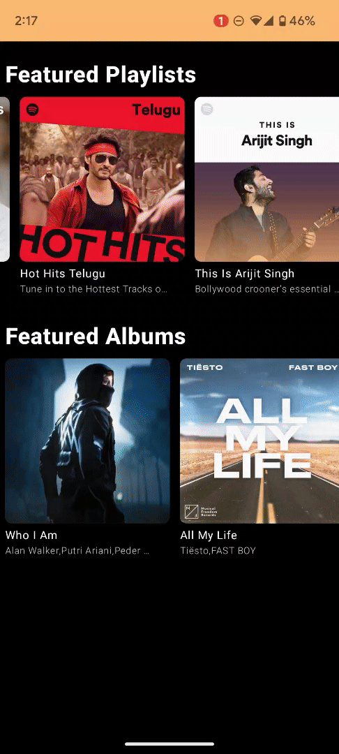 Spotify-KMP screenshot 3