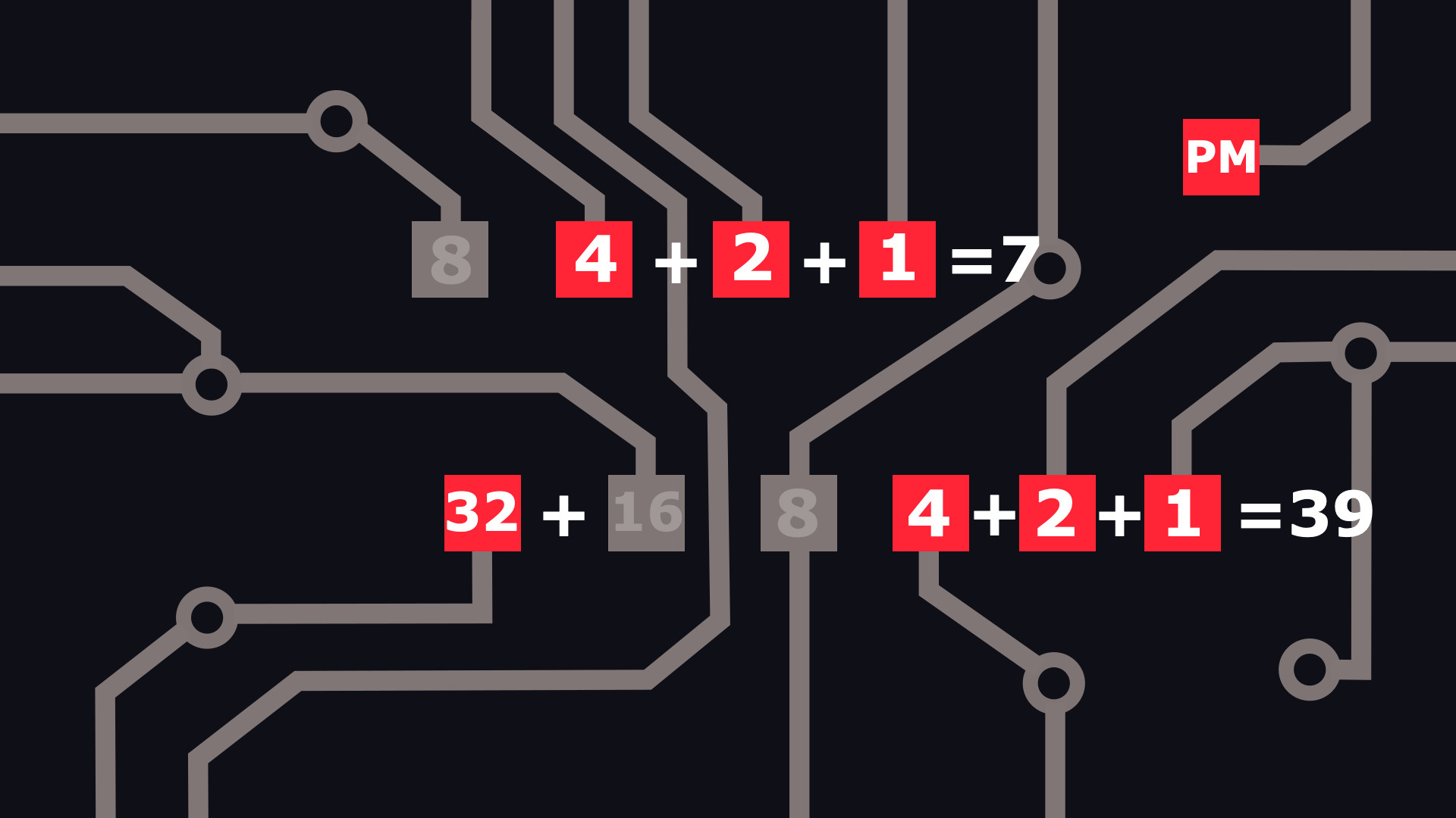 binary-clock-wallpaper screenshot 2