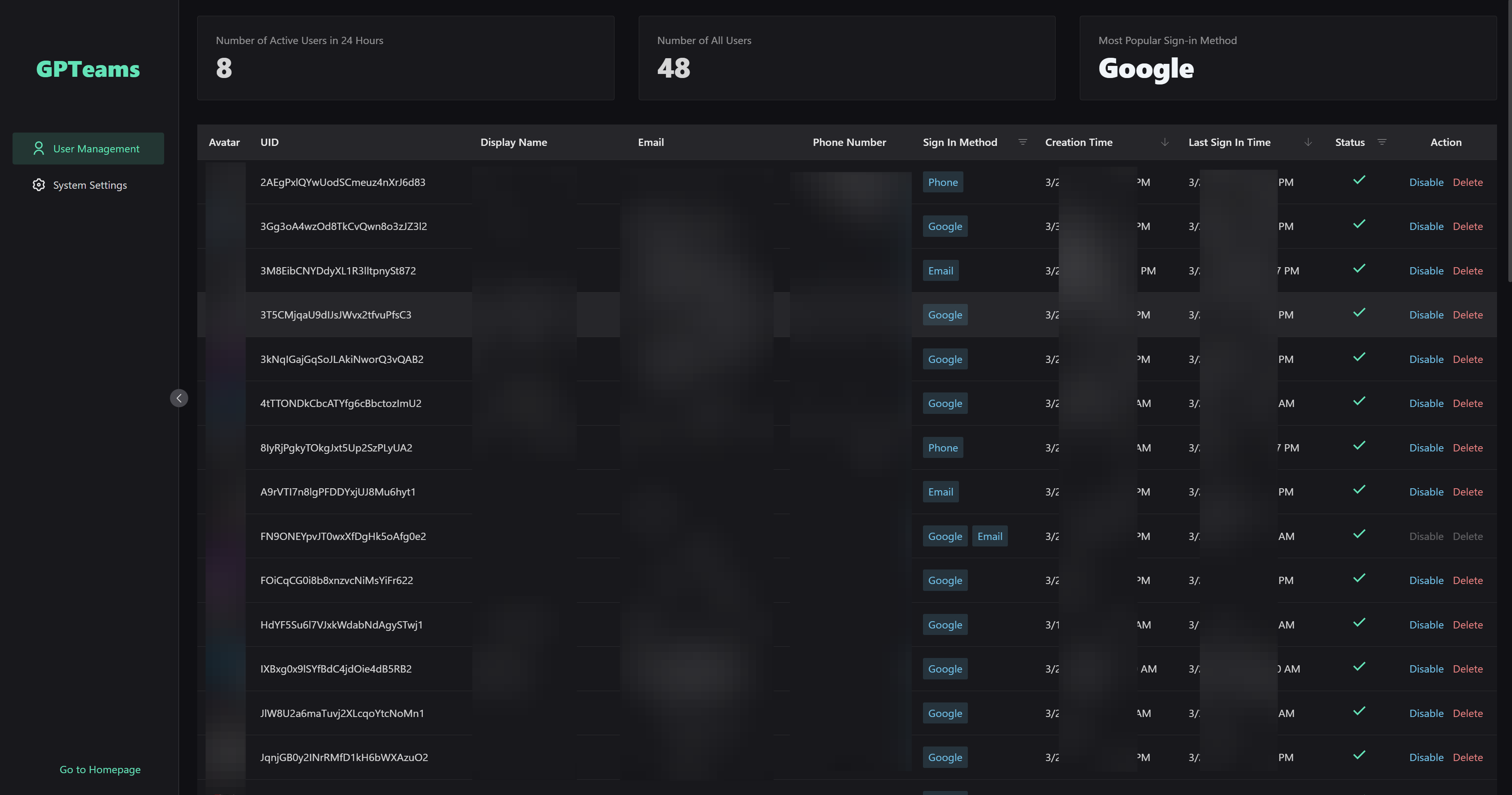 gpteams screenshot 2