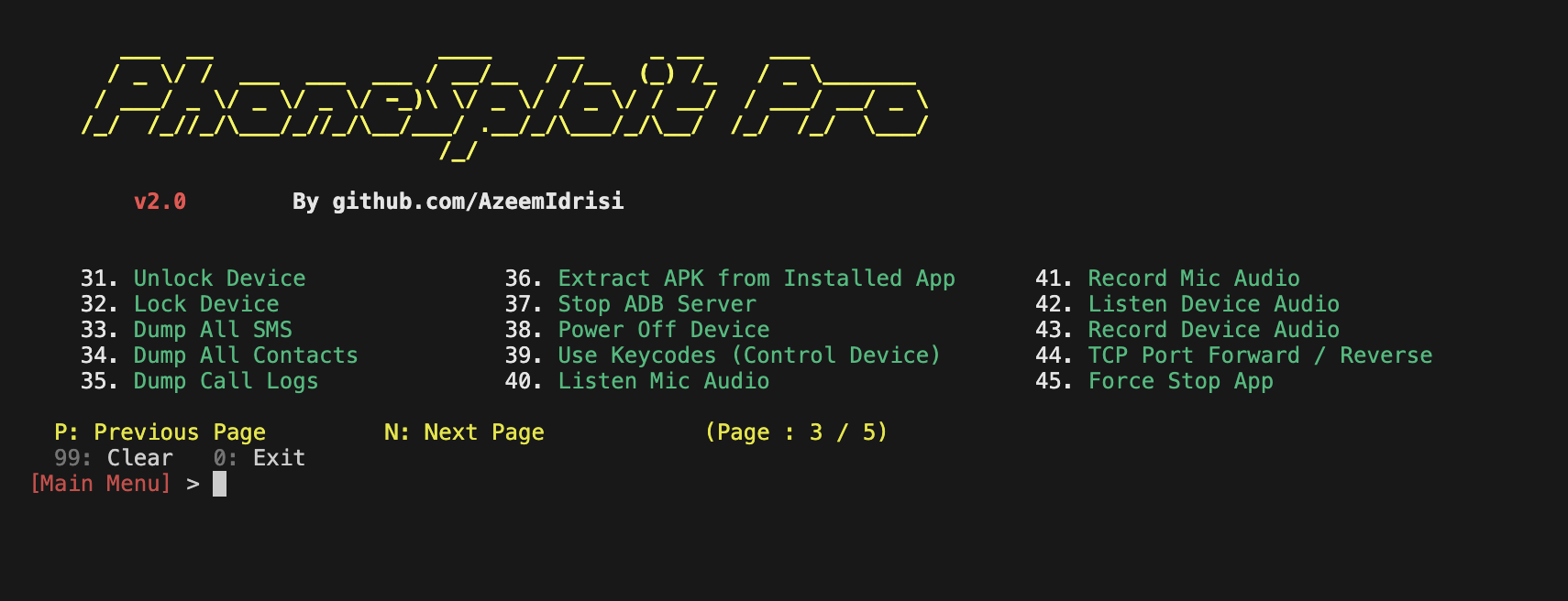PhoneSploit-Pro screenshot 3