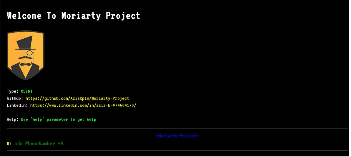Moriarty-Project screenshot 2