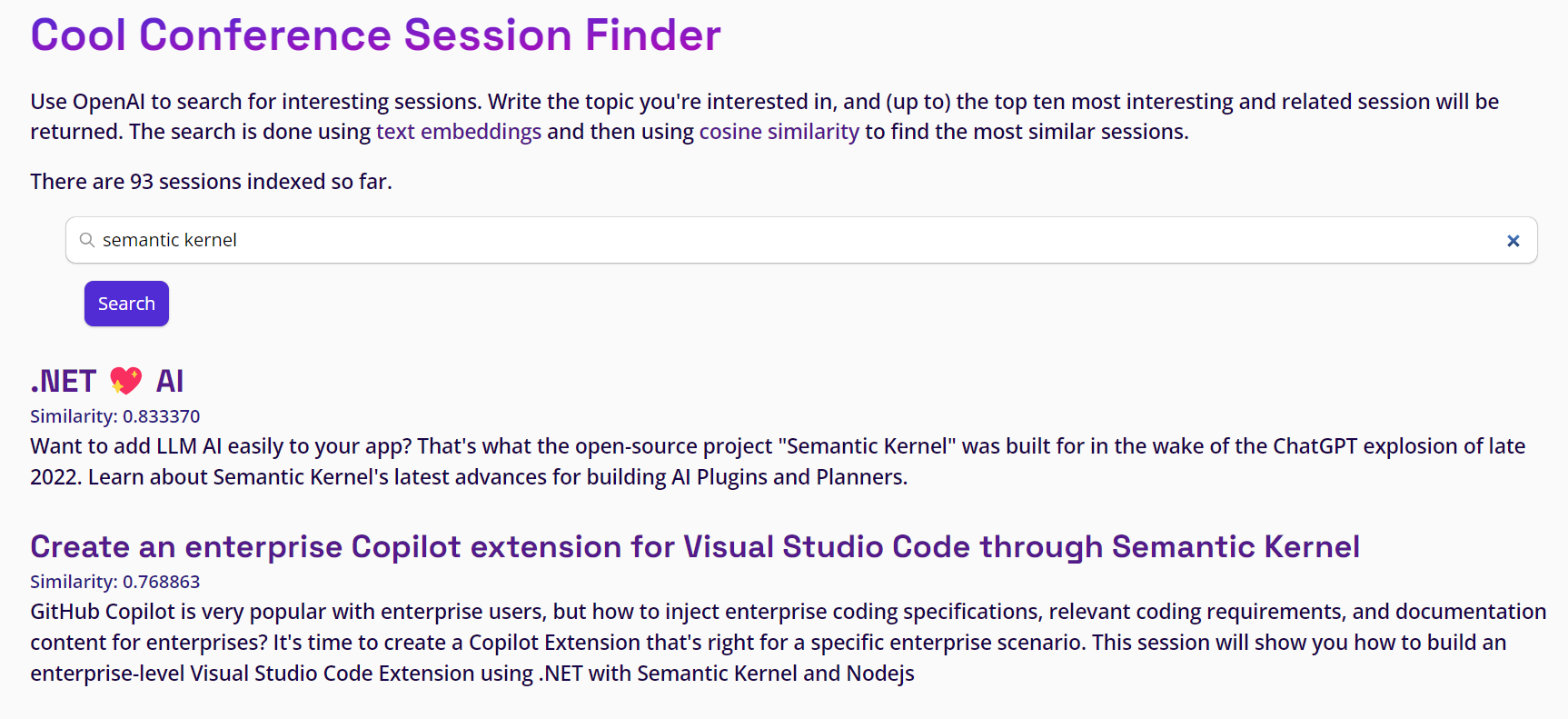 azure-sql-db-session-recommender screenshot 2