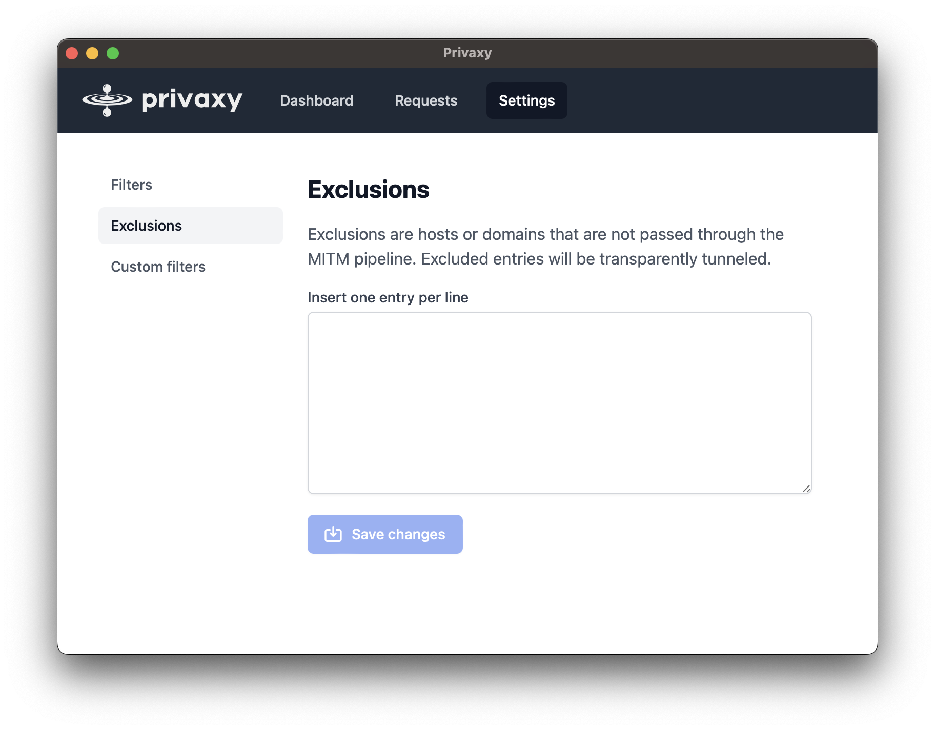 privaxy screenshot 5