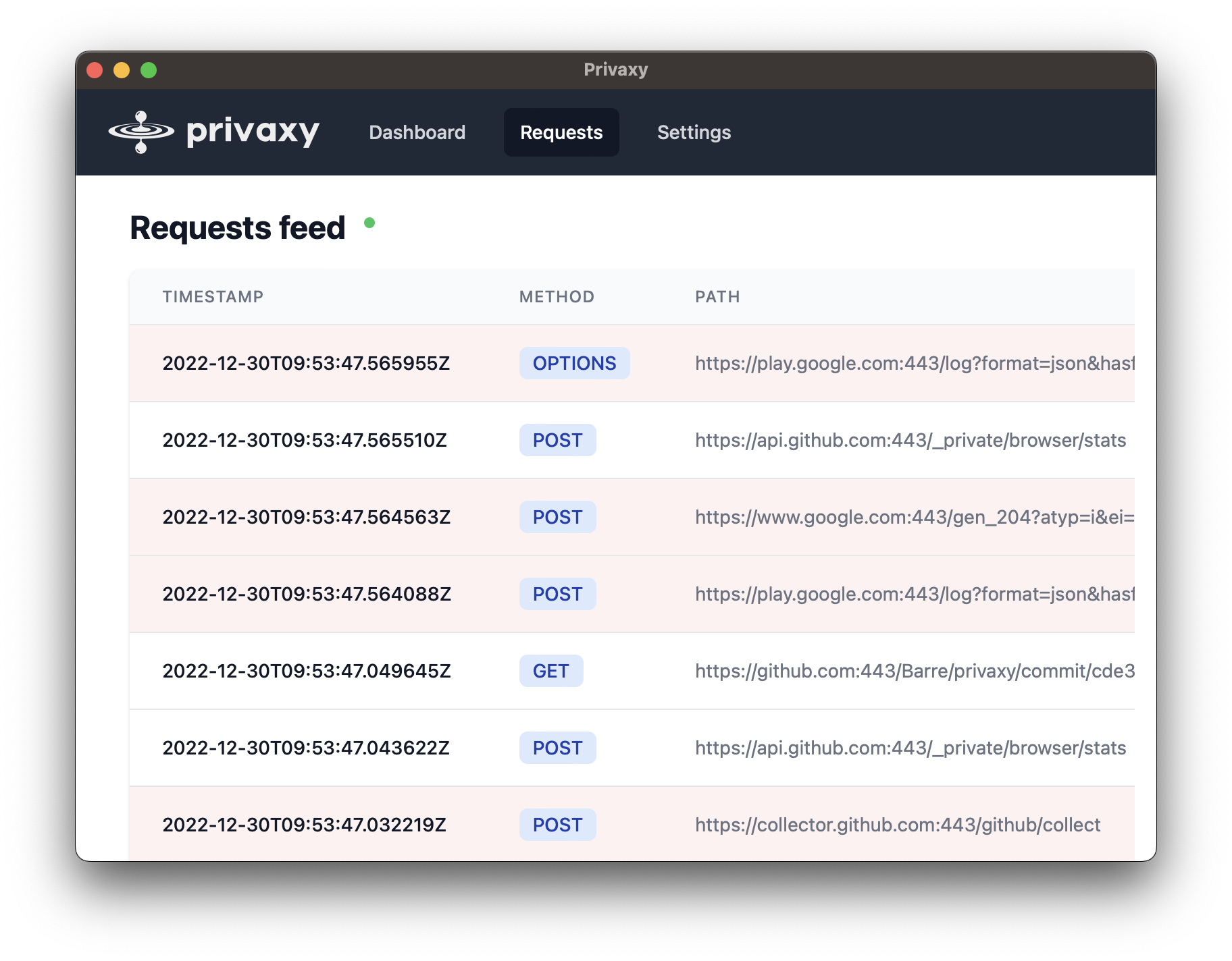 privaxy screenshot 3