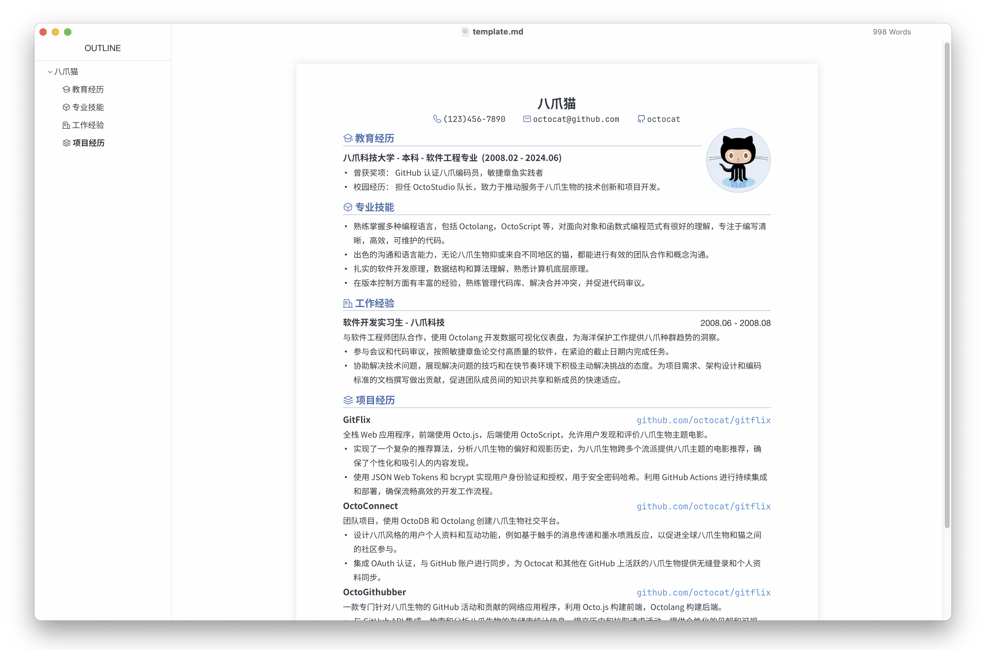 LapisCV screenshot 3