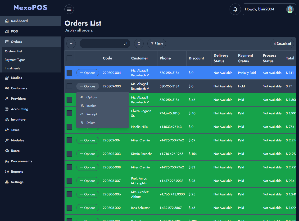 NexoPOS screenshot 6
