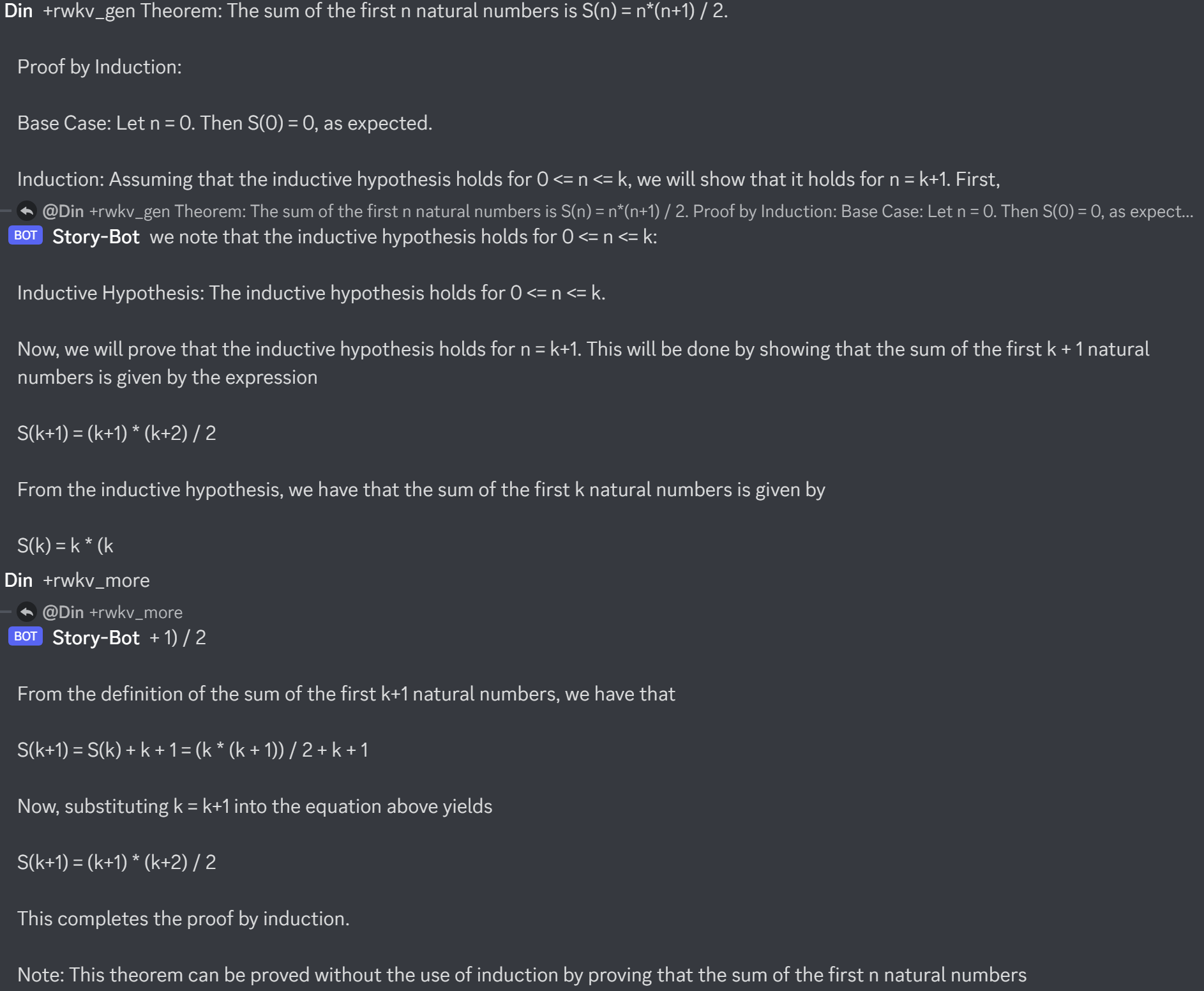 ChatRWKV screenshot 9