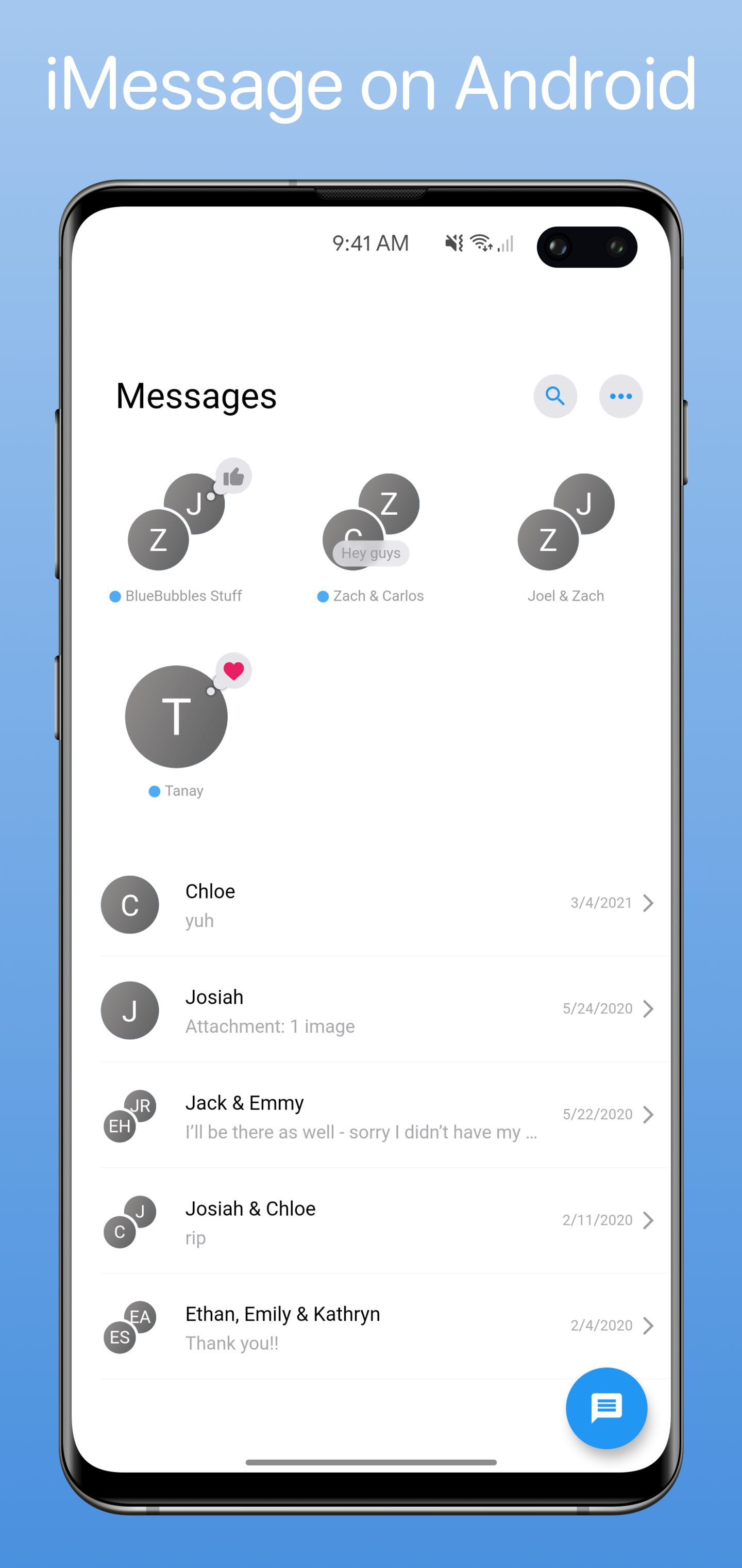 bluebubbles-app screenshot 1