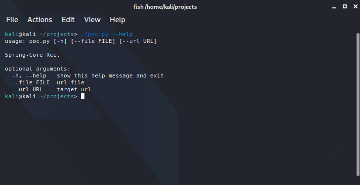 Spring4Shell-POC screenshot 2