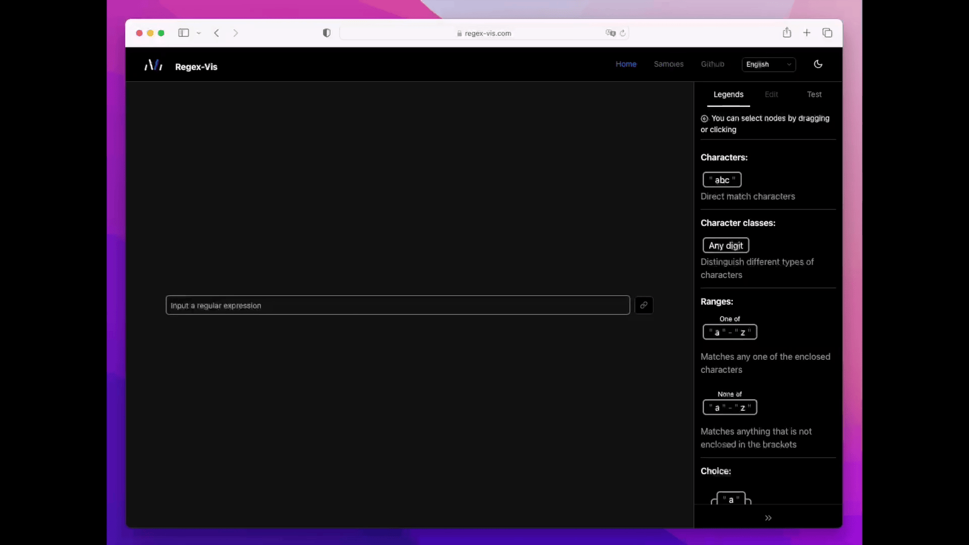 regex-vis screenshot 1