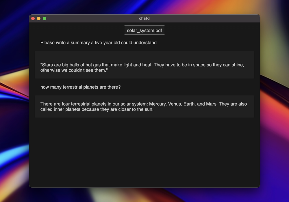 chatd screenshot 1