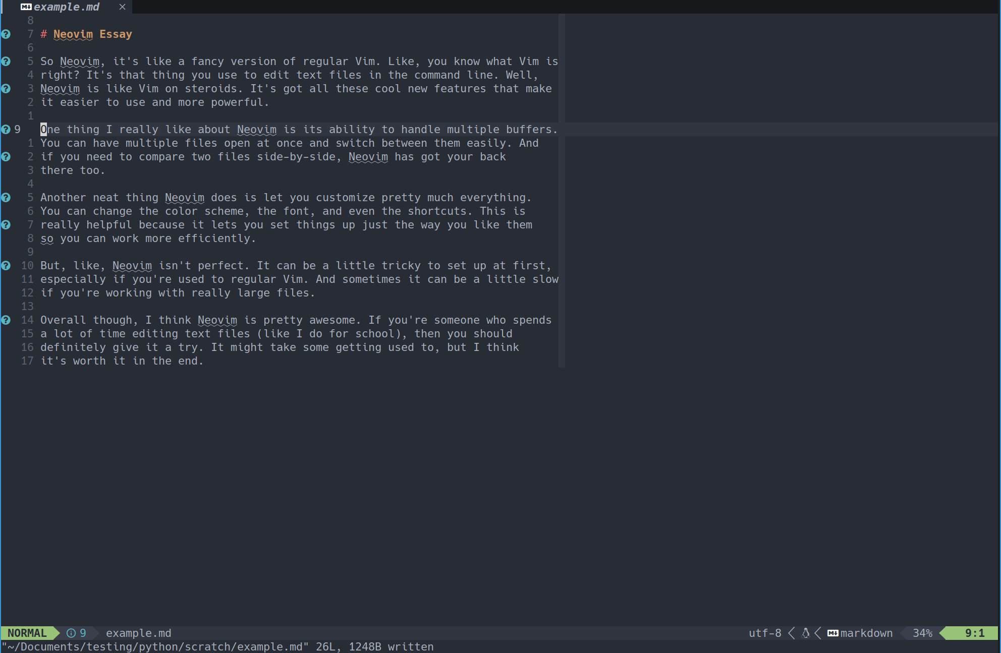 neoai.nvim screenshot 4