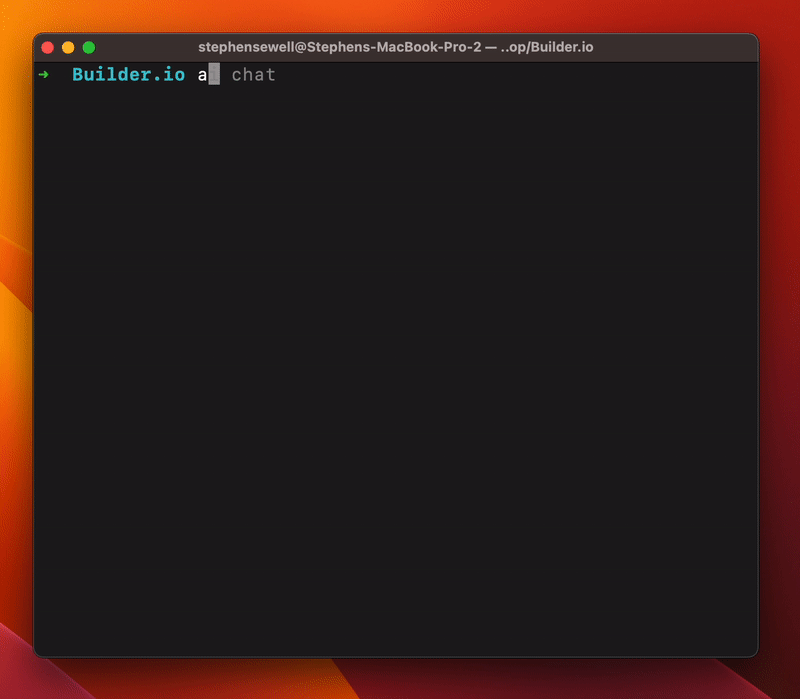 ai-shell screenshot 2