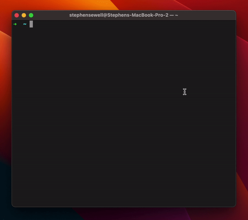 ai-shell screenshot 1